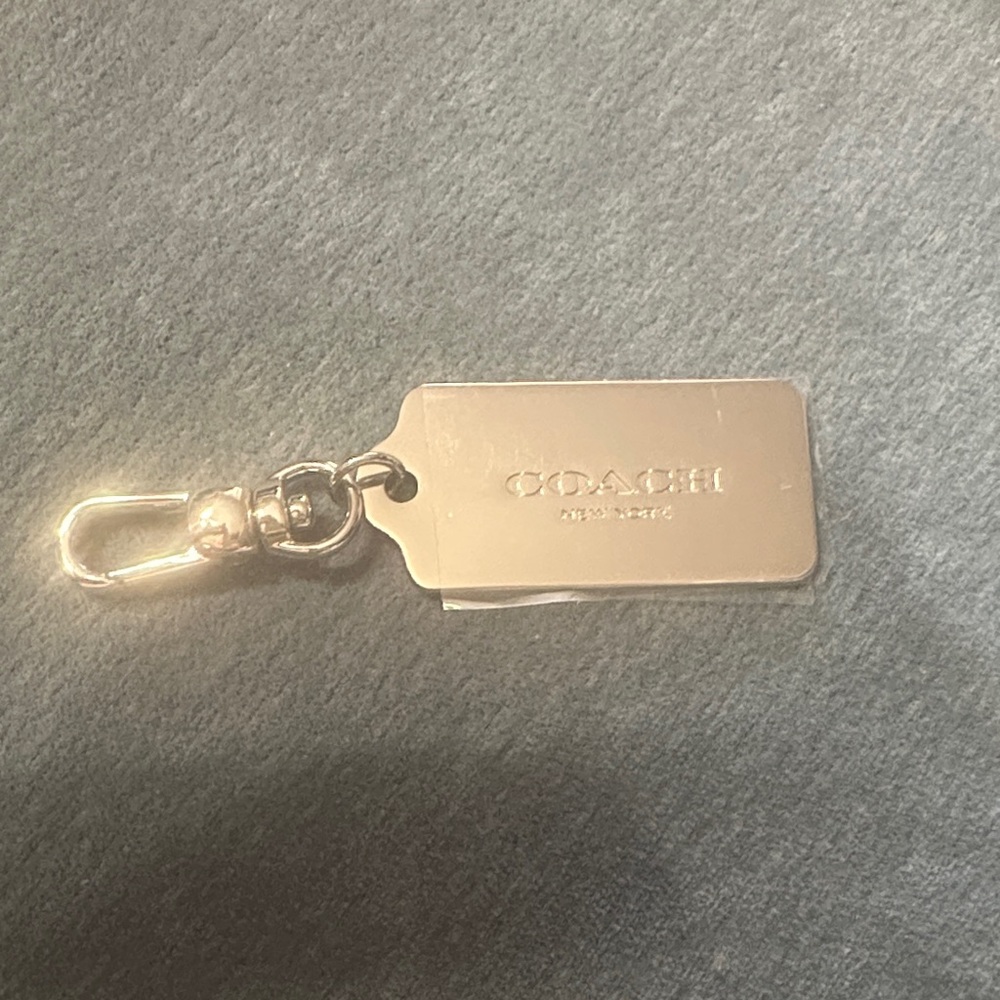 Coach Metallic Keychain